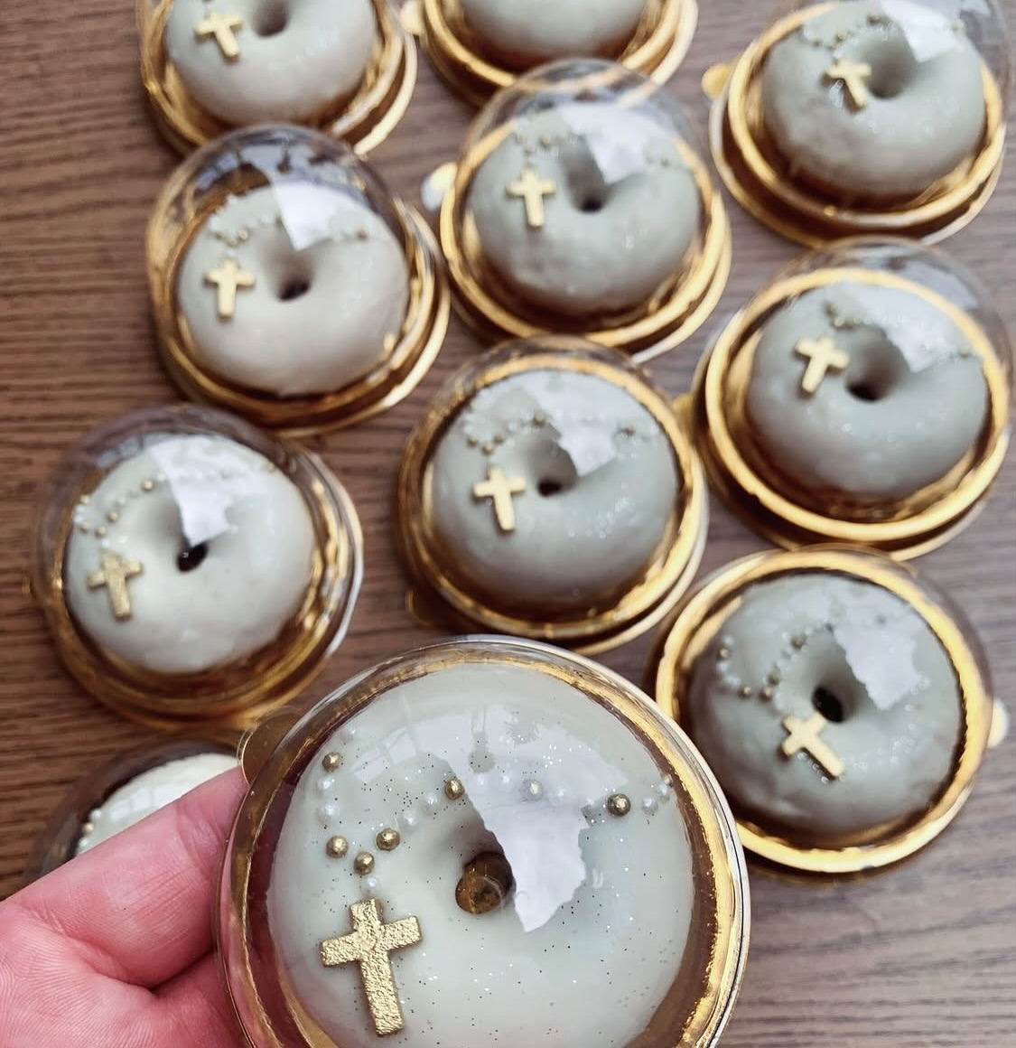 Mini donuts personalizados — Lembrancinhas em Cúpula